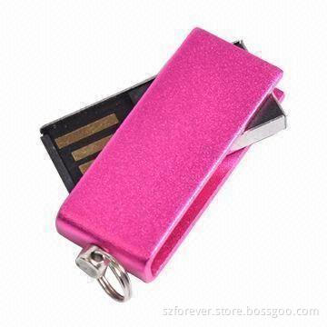 Mini USB Flash Disk, Available in Various Colors, Logo Printing- free